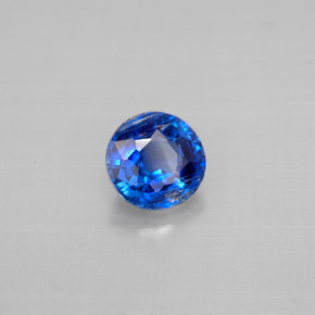 1.05 ct Blue Kyanite Stone, Natural Kyanite in Round Facet Shape for Sale