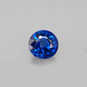 1.06 ct Blue Kyanite Gemstone, Kyanite Gem in Round Facet Shape for Sale.