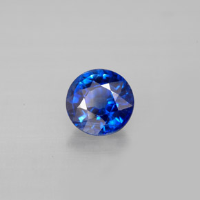 1.06 ct Blue Kyanite Stone, Natural Kyanite in Round Facet Shape for Sale