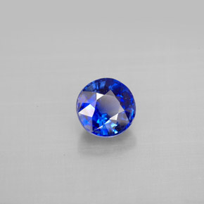 1.23 ct Blue Kyanite Stone, Natural Kyanite in Round Facet Shape for Sale
