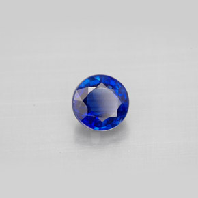 1.31 ct Blue Kyanite Stone, Natural Kyanite in Round Facet Shape for Sale