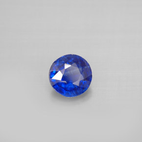 1.00 ct Blue Kyanite Stone, Natural Kyanite in Round Facet Shape for Sale