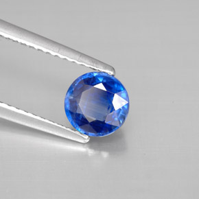 1.22 ct Blue Kyanite Stone, Natural Kyanite in Round Facet Shape for Sale