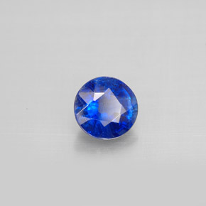 0.99 ct Blue Kyanite Stone, Natural Kyanite in Round Facet Shape for Sale