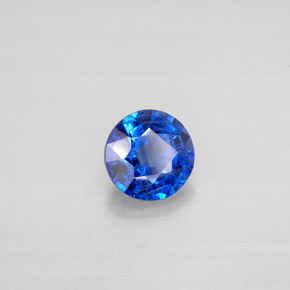 1.03 ct Blue Kyanite Stone, Natural Kyanite in Round Facet Shape for Sale