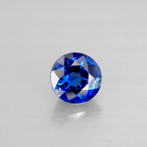 1.16 ct Blue Kyanite Gemstone, Kyanite Gem in Round Facet Shape for Sale.