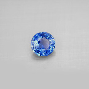 0.92 ct Blue Kyanite Stone, Natural Kyanite in Round Facet Shape for Sale