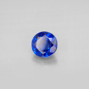 1.18 ct Blue Kyanite Stone, Natural Kyanite in Round Facet Shape for Sale