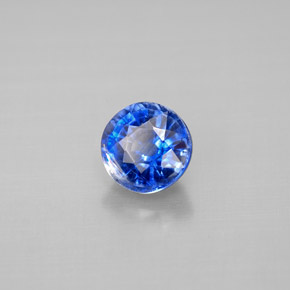 1.20 ct Blue Kyanite Stone, Natural Kyanite in Round Facet Shape for Sale