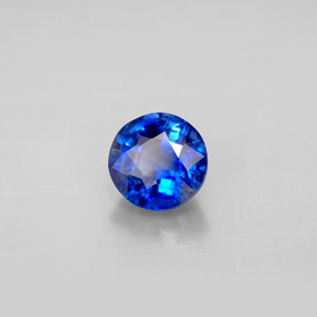 1.19 ct Blue Kyanite Stone, Natural Kyanite in Round Facet Shape for Sale