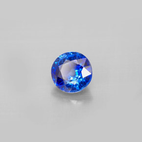1.12 ct Blue Kyanite Stone, Natural Kyanite in Round Facet Shape for Sale