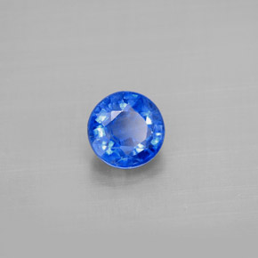 1.29 ct Blue Kyanite Stone, Natural Kyanite in Round Facet Shape for Sale
