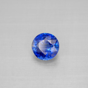 1.19 ct Blue Kyanite Stone, Natural Kyanite in Round Facet Shape for Sale