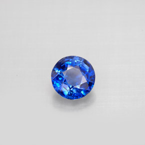 1.03 ct Blue Kyanite Stone, Natural Kyanite in Round Facet Shape for Sale