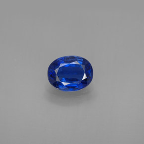 2.31 ct Blue Kyanite Gemstone, Kyanite Gem in Oval Facet Shape for Sale.