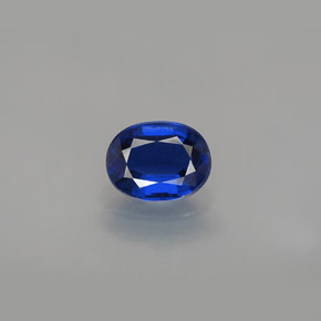2.66 ct Blue Kyanite Gemstone, Kyanite Gem in Oval Facet Shape for Sale.