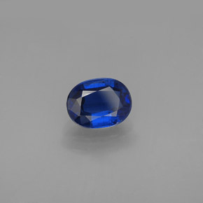 2.66 ct Blue Kyanite Stone, Natural Kyanite in Oval Facet Shape for Sale