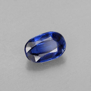 0.60 ct Blue Kyanite Stone, Natural Kyanite in Oval Facet Shape for Sale