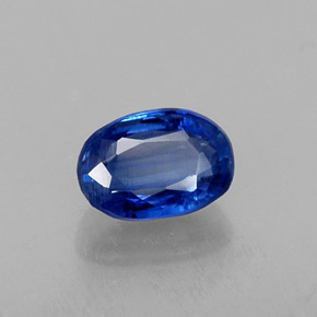 0.78 ct Blue Kyanite Stone, Natural Kyanite in Oval Facet Shape for Sale