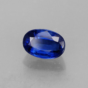 0.78 ct Blue Kyanite Stone, Natural Kyanite in Oval Facet Shape for Sale