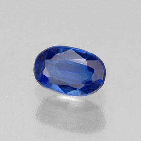 0.72 ct Blue Kyanite Stone, Natural Kyanite in Oval Facet Shape for Sale