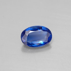 0.53 ct Blue Kyanite Stone, Natural Kyanite in Oval Facet Shape for Sale