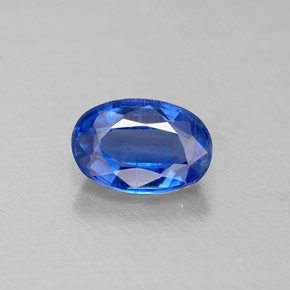 0.68 ct Blue Kyanite Gemstone, Kyanite Gem in Oval Facet Shape for Sale.