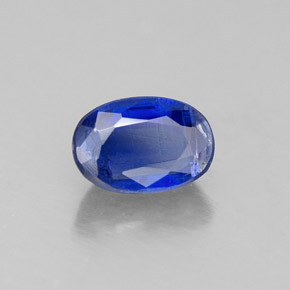 0.72 ct Blue Kyanite Stone, Natural Kyanite in Oval Facet Shape for Sale