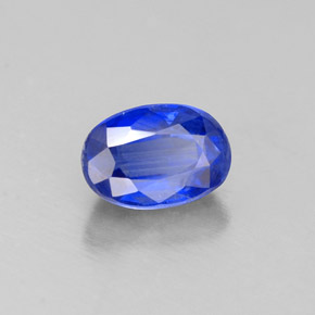 0.78 ct Blue Kyanite Stone, Natural Kyanite in Oval Facet Shape for Sale