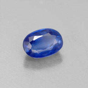 0.81 ct Blue Kyanite Stone, Natural Kyanite in Oval Facet Shape for Sale