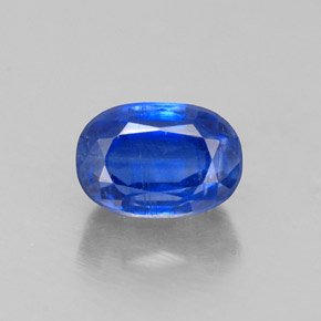 1.02 ct Blue Kyanite Gemstone, Kyanite Gem in Oval Facet Shape for Sale.