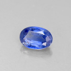 0.69 ct Blue Kyanite Stone, Natural Kyanite in Oval Facet Shape for Sale