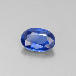 0.59 ct Blue Kyanite Stone, Natural Kyanite in Oval Facet Shape for Sale
