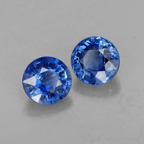 1.29 ct Blue Kyanite Stone, Natural Kyanite in Round Facet Shape for Sale