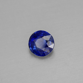 0.42 ct Blue Kyanite Stone, Natural Kyanite in Round Facet Shape for Sale