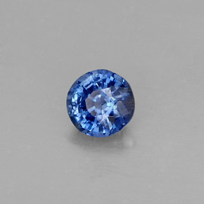 0.59 ct Blue Kyanite Stone, Natural Kyanite in Round Facet Shape for Sale