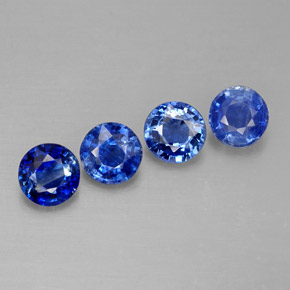 2.23 ct Blue Kyanite Stone, Natural Kyanite in Round Facet Shape for Sale