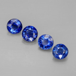 2.13 ct Blue Kyanite Stone, Natural Kyanite in Round Facet Shape for Sale