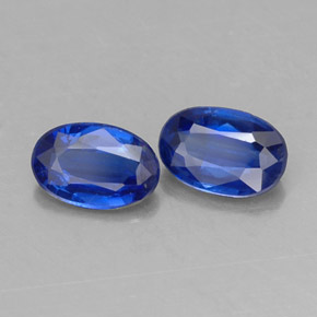 1.00 ct Blue Kyanite Stone, Natural Kyanite in Oval Facet Shape for Sale