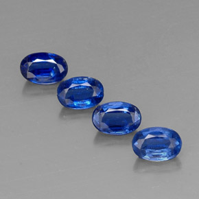 2.82 ct Blue Kyanite Gemstone, Kyanite Gem in Oval Facet Shape for Sale.