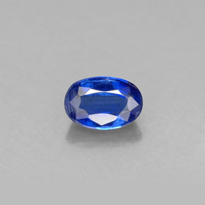0.71 ct Blue Kyanite Gemstone, Kyanite Gem in Oval Facet Shape for Sale.