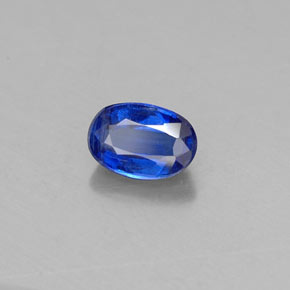 0.71 ct Blue Kyanite Stone, Natural Kyanite in Oval Facet Shape for Sale