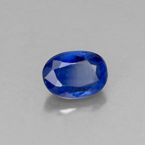 0.74 ct Blue Kyanite Stone, Natural Kyanite in Oval Facet Shape for Sale