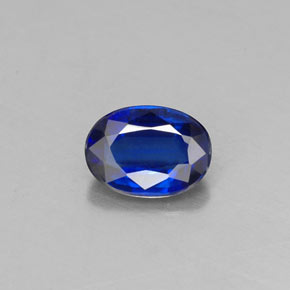 0.94 ct Blue Kyanite Gemstone, Kyanite Gem in Oval Facet Shape for Sale.