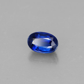 0.84 ct Blue Kyanite Stone, Natural Kyanite in Oval Facet Shape for Sale