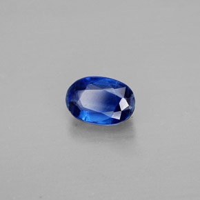 0.80 ct Blue Kyanite Stone, Natural Kyanite in Oval Facet Shape for Sale
