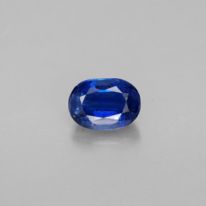 0.93 ct Blue Kyanite Gemstone, Kyanite Gem in Oval Facet Shape for Sale.