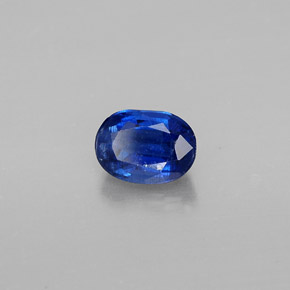 0.93 ct Blue Kyanite Stone, Natural Kyanite in Oval Facet Shape for Sale