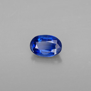 0.56 ct Blue Kyanite Stone, Natural Kyanite in Oval Facet Shape for Sale