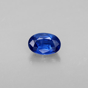 0.69 ct Blue Kyanite Gemstone, Kyanite Gem in Oval Facet Shape for Sale.